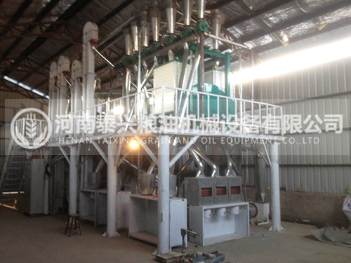 黑龙江伊春10吨玉米加工设备安装案例